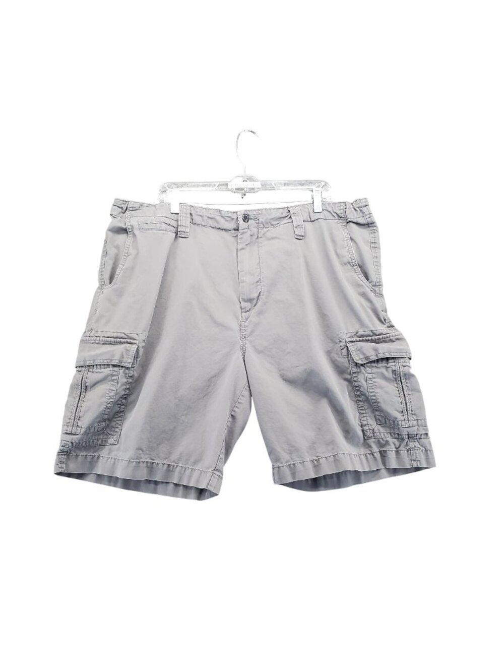 Cremeieux Shorts Mens 42 Gray Cargo Classic Fit 100% Cotton